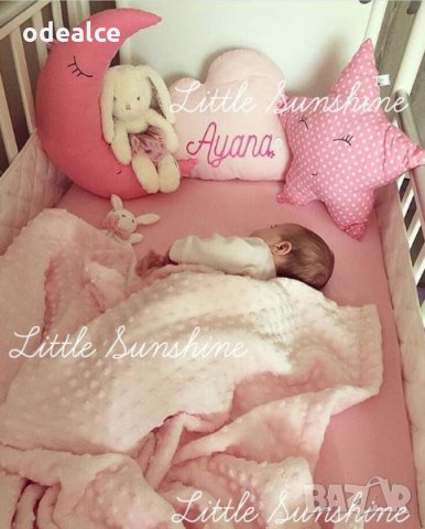 Комплект възглавнички с персонализиране Луна Облак Звезда , снимка 5 - Други - 22093665