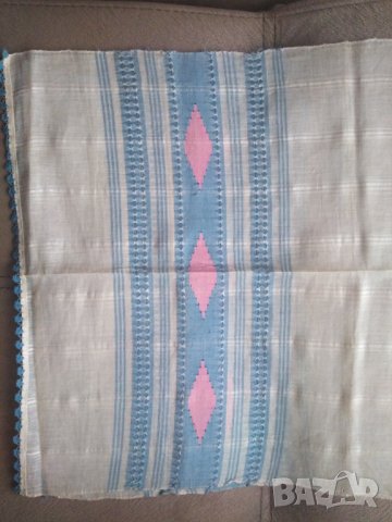 Старо българско ръчно тъкано кенарено каре, снимка 2 - Други - 31340825