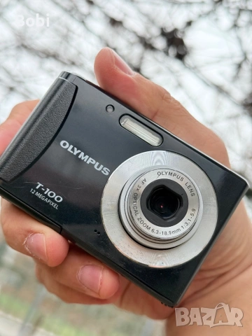 Olympus T-100 – комплект, готова за снимане, снимка 14 - Фотоапарати - 53886319