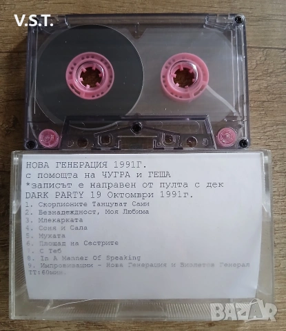 Нова Генерация - Концертни Записи, снимка 5 - Аудио касети - 53931376