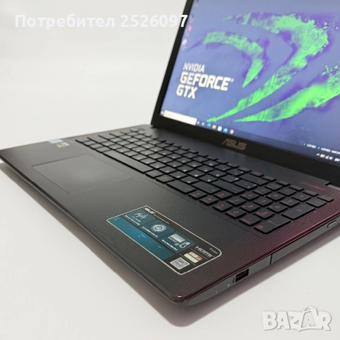 ASUS K550V/15,6” FHD/i7-6700HQ/16GB DDR4/500GB SSD Samsung EVO 860, снимка 5 - Лаптопи за игри - 52856341