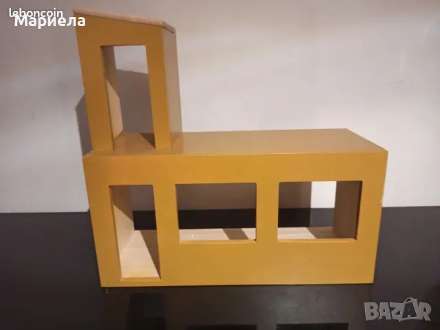 Къща за игра /декорация , Дървен рафт Размер 40x16x39cm