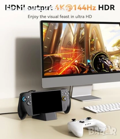 Нова 5 в 1 Док станция за ROG Ally X 100W PD 4K 144Hz USB 3.0 LAN за геймъри, снимка 5 - Аксесоари - 54076303