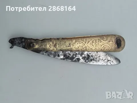 Старо сгъваемо ножче, снимка 2 - Антикварни и старинни предмети - 48668254