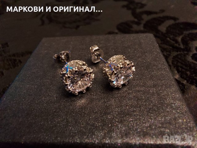 Сребърни обеци пр.925, снимка 8 - Обеци - 35374324