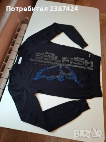 Нова дамска блуза от фино плетиво , снимка 2 - Блузи с дълъг ръкав и пуловери - 53253186