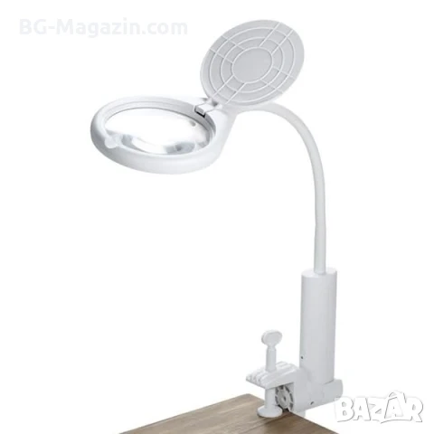 Професионална настолна увеличителна лед лупа за шиене на гоблени четене бродиране с LED осветление, снимка 12 - Други инструменти - 50920972