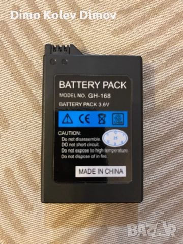 Батерия за ПСП. PSP Battery. Slim models, снимка 2 - Аксесоари - 52686934