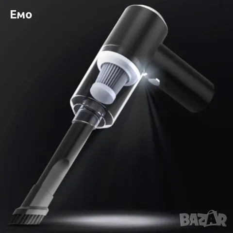 Компактна безжична прахосмукачка за дома и автомобила 2000mAh, снимка 3 - Аксесоари и консумативи - 48176619