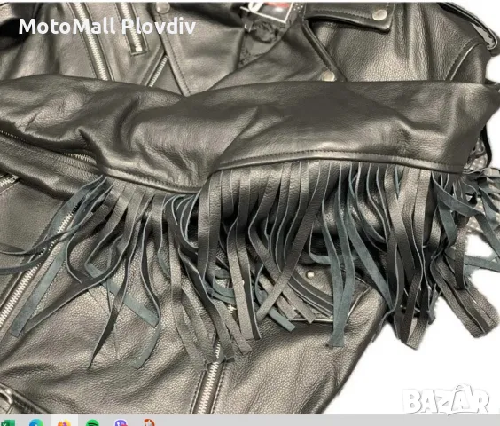 Кожено мото яке Motomall Rock ресни 2024 г., снимка 2 - Аксесоари и консумативи - 49246559