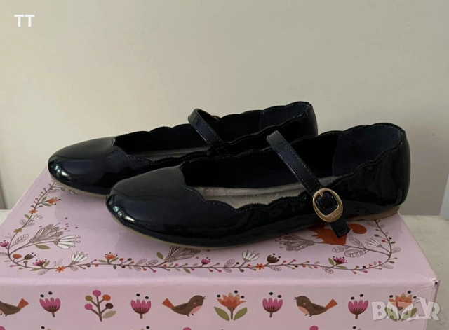 Лачени обувки балеринки Okaidi, 33/34 номер, 20.5см стелка, снимка 5 - Детски обувки - 54135415