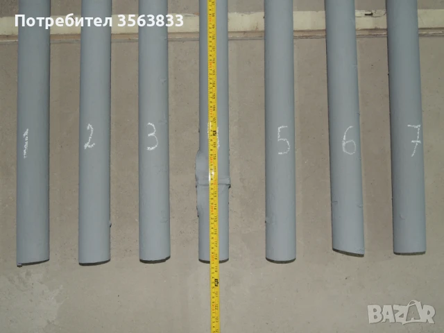 Тръби ф 63,5 x 3,2 мм , снимка 6 - Строителни материали - 50157062