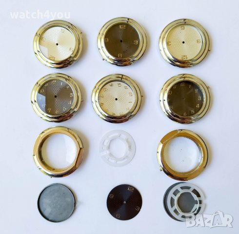 ЦИФЕРБЛАТ ЗА ЧАСОВНИК. ЦИФЕРБЛАТИ ЗА ЧАСОВНИЦИ.ЧАСТИ ЗА РУСКИ ЧАСОВНИЦИ БАЛАНС СТЪКЛО ПРУЖИНА КОЛЕЛО, снимка 4 - Други - 28505936