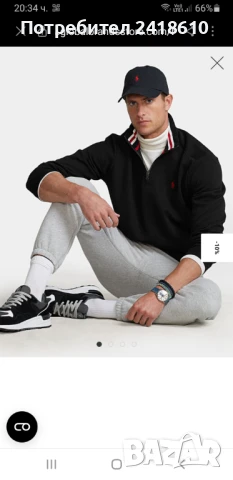 POLO Ralph Lauren Half Zip 3/4  Knit Mens Size XL ОРИГИНАЛ! Мъжко Горнище !, снимка 9 - Пуловери - 51271667