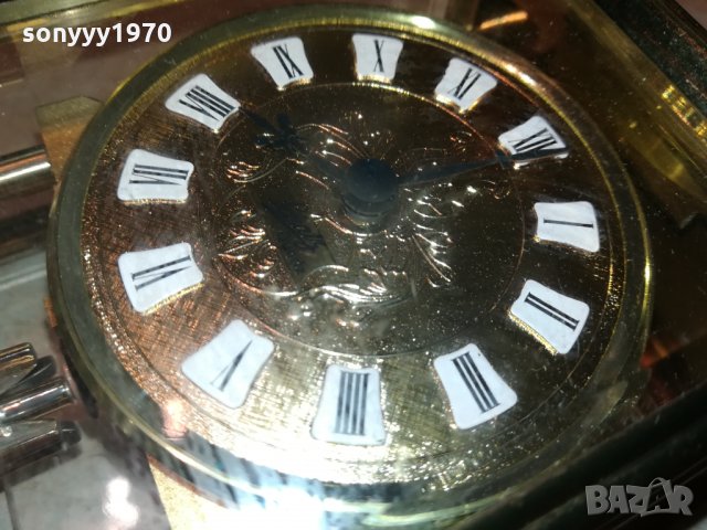 GOLD CLOCK-GERMANY 1209211244, снимка 11 - Антикварни и старинни предмети - 34106950