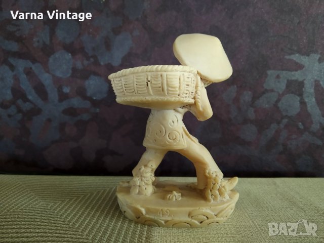 Статуетка Китайско момче., снимка 2 - Антикварни и старинни предмети - 42492388