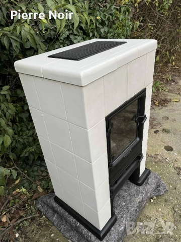 Кахлена / керамична печка на дърва , снимка 4 - Камини - 52501670