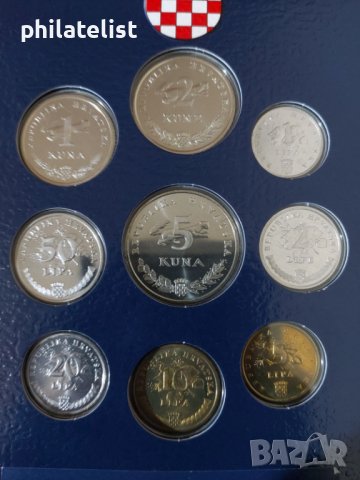 Комплектен сет - Хърватия , 9 монети, снимка 1 - Нумизматика и бонистика - 40022339