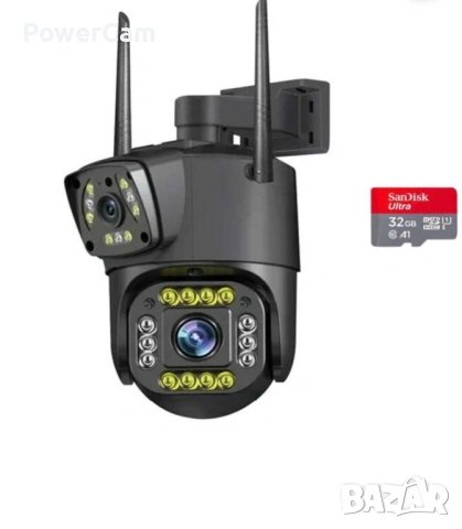 🔥 4K Wi-Fi Камера с Двойна Леща + 32GB SD Карта ВКЛЮЧЕНА 🔥