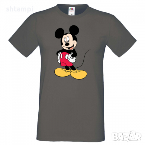Мъжка тениска Mickey Mouse 8 Подарък,Изненада,Рожден ден, снимка 4 - Тениски - 36576516