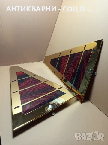 Стари Светлоотразителни Панели От Игрална Машина., снимка 7 - Антикварни и старинни предмети - 50038253