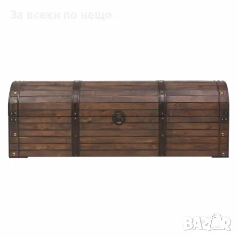 Ракла от масивна дървесина, винтидж стил, 120х30х40 см, снимка 8 - Ракли - 47414883