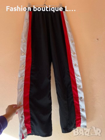 Спортен панталон с капси и ластик на кръста 🤍❤️🖤, снимка 4 - Панталони - 44196705