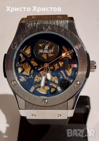 Мъжки луксозен часовник Hublot Big Bang Geneve Vendome Skeleton , снимка 4 - Мъжки - 32515697
