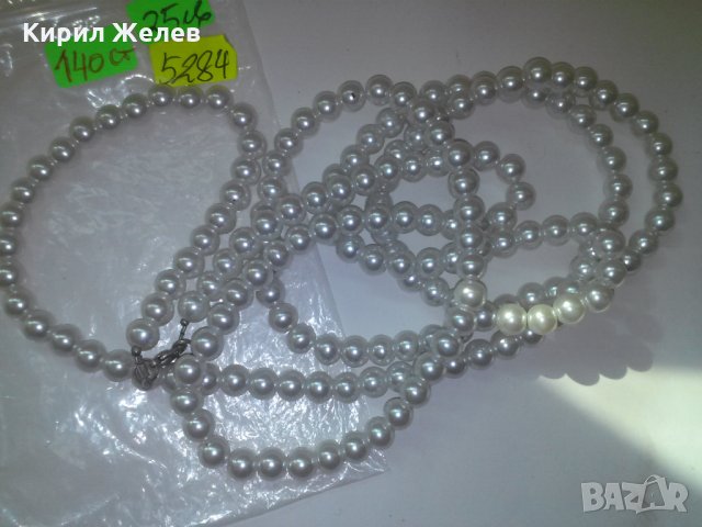 ВИНТИДЖ ПЕРЛЕНО КОЛИЕ ГЕРДАН ОГЪРЛИЦА 5284, снимка 6 - Колиета, медальони, синджири - 29765078