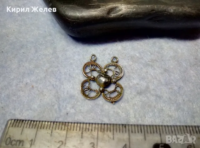 СТАРИННА ФИЛИГРАННА СРЕБЪРНА ВИСУЛКА НАКИТ УКРАШЕНИЕ СРЕБРО ВИСОКА ПРОБА РЪЧНА ИЗРАБОТКА 29073, снимка 11 - Антикварни и старинни предмети - 49522644