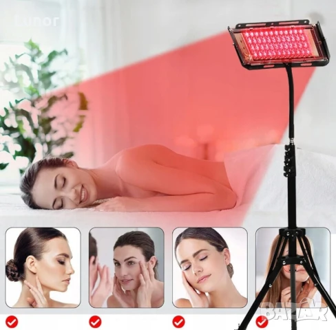 Инфрачервена LED лампа за терапия, снимка 3 - Козметични уреди - 51340936