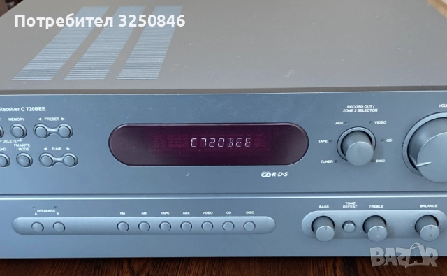 NAD C720BEE – висококачествен стерео ресивър, снимка 2 - Ресийвъри, усилватели, смесителни пултове - 52280765