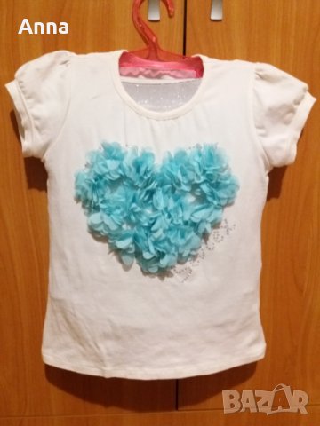 Комплект блузка с пола р-р128см., снимка 1 - Детски комплекти - 31262128