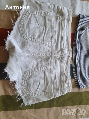 Къси бели панталонки, снимка 3 - Къси панталони и бермуди - 37417380