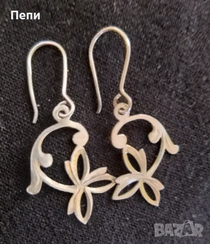 Сребърни обици