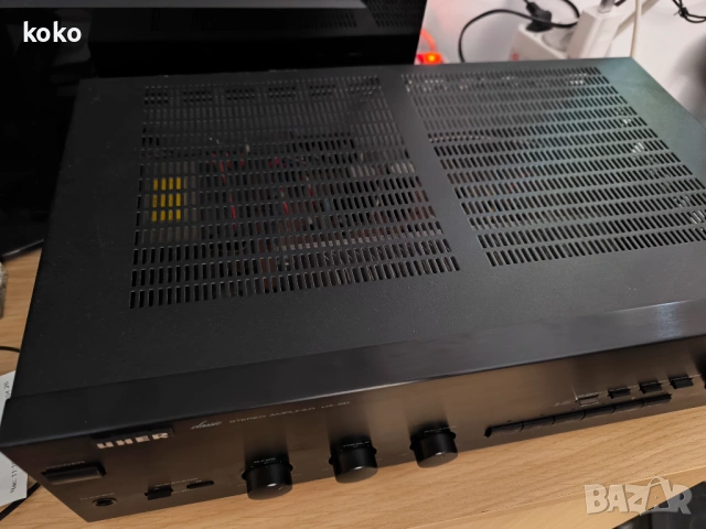 Усилвател Uher с тонколони , снимка 5 - Ресийвъри, усилватели, смесителни пултове - 54287169