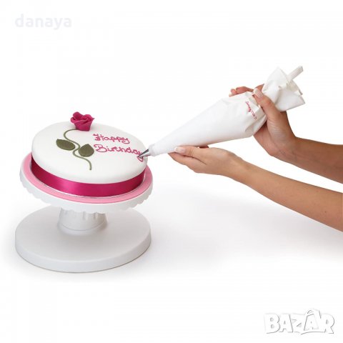 1951 Въртяща се поставка за торта с наклон, снимка 11 - Съдове за готвене - 31694581