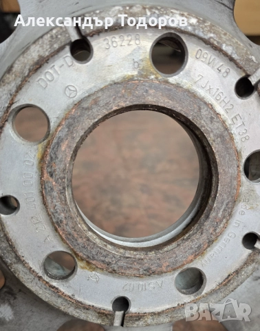 Джанти 16" със зимни гуми за Мерцедес Е класа W212/C класа W204, снимка 6 - Гуми и джанти - 52131099