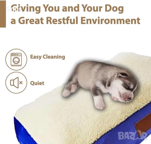 Легло за кучета Ellie-Bo от мемори пяна, средно голямо, М размер 76 см, снимка 6 - За кучета - 52174045