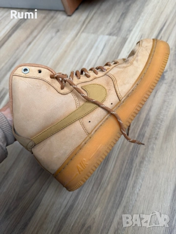 Оригинални кожени кецове Nike Air Force 1 High '07 WB! 45 н, снимка 9 - Маратонки - 36659966