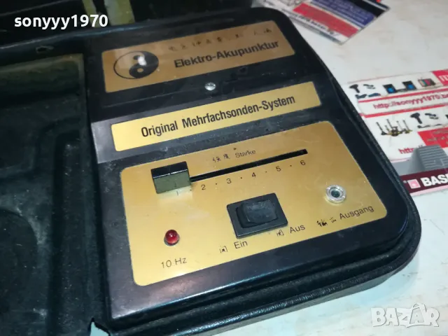 ELEKTRO-AKUPUNKTUR-АКУПУНКТУРА-УРЕД В КУФАР-ВНОС ФРАНЦИЯ 1702251739, снимка 5 - Медицинска апаратура - 49168394