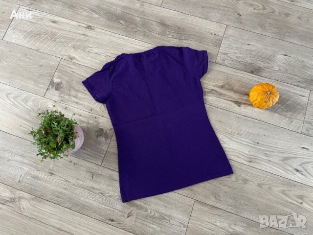 Синьо-лилава тениска, снимка 4 - Тениски - 38845084