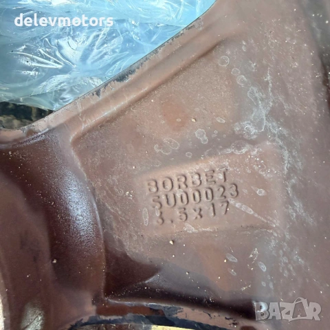Джанти 5x114.3 17’’ цола, ET50, 6.5J BORBET SU00023 с датчици от Suzuki Vitara Hybrid 1.4T, двигател, снимка 14 - Гуми и джанти - 54061748
