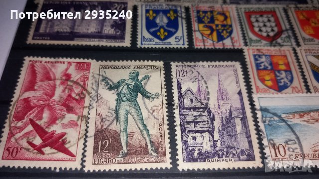 Марки Франция, снимка 3 - Филателия - 44349390