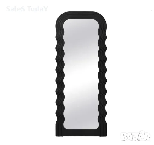 Огледало с черна рамка, 1,1м., снимка 3 - Огледала - 48249879