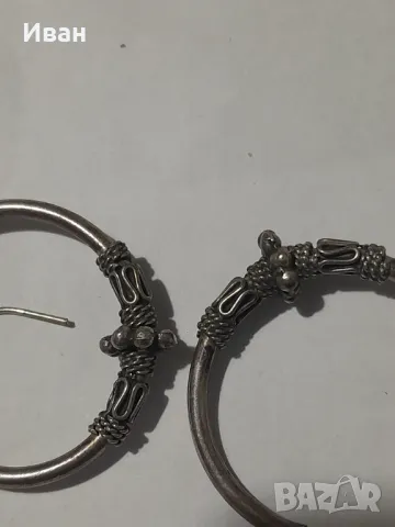 Стерлингово сребро , снимка 4 - Обеци - 49307535