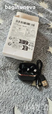 Нови черни слушалки Wosd, снимка 3 - Безжични слушалки - 50230280