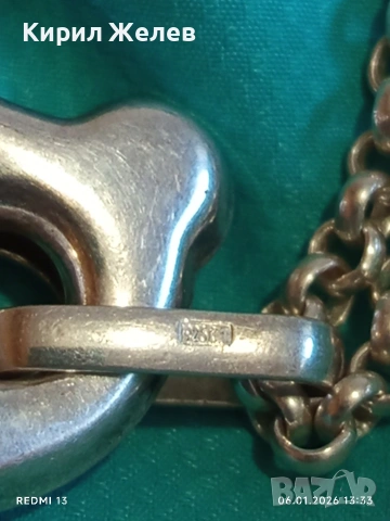 Дизайнерско сребърно колие с висулка Tous Cruise Bear великолепно стилно бижу 52816, снимка 10 - Колиета, медальони, синджири - 53005697