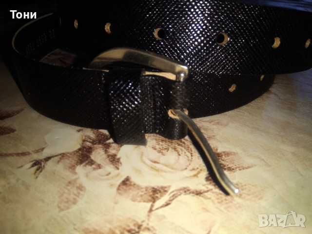 VANZETTI Оригинал Нов Дамски Колан Изцяло от Естествена Кожа 125см