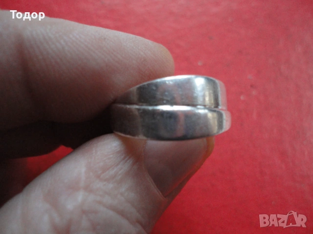 Страхотен сребърен пръстен 5 , снимка 6 - Пръстени - 54080096